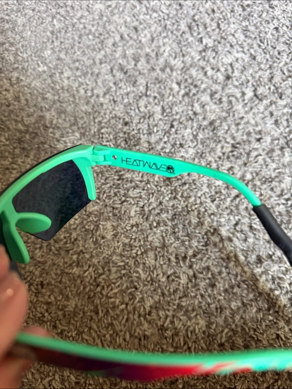 Kids Mirrored Heatwave glasses  - Teal Pink Lens